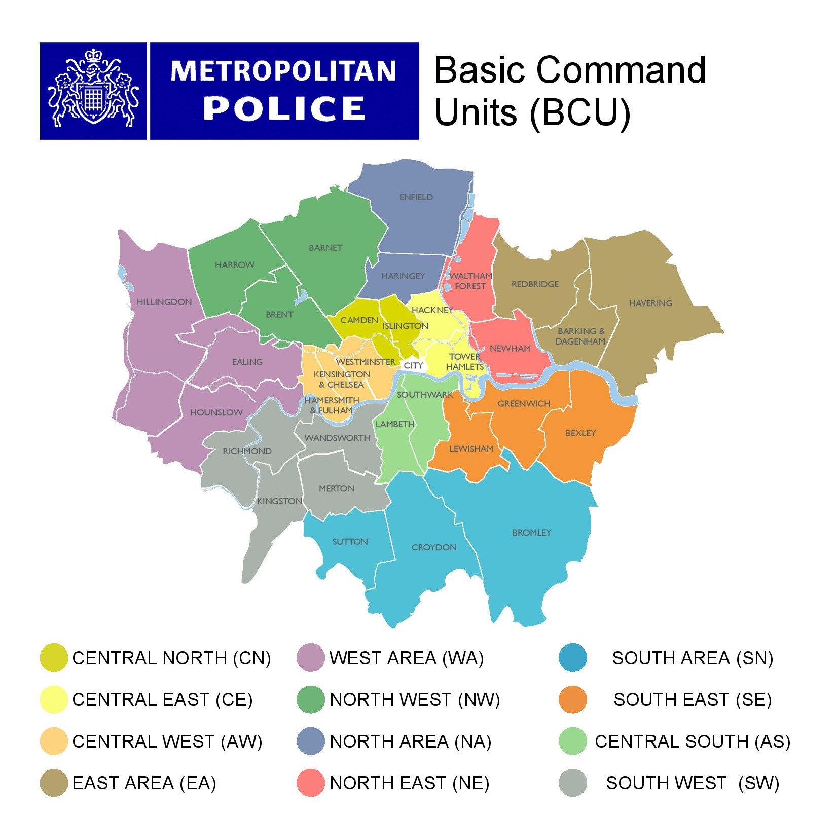 MET POLICE BCU | MENRUS.CO.UK